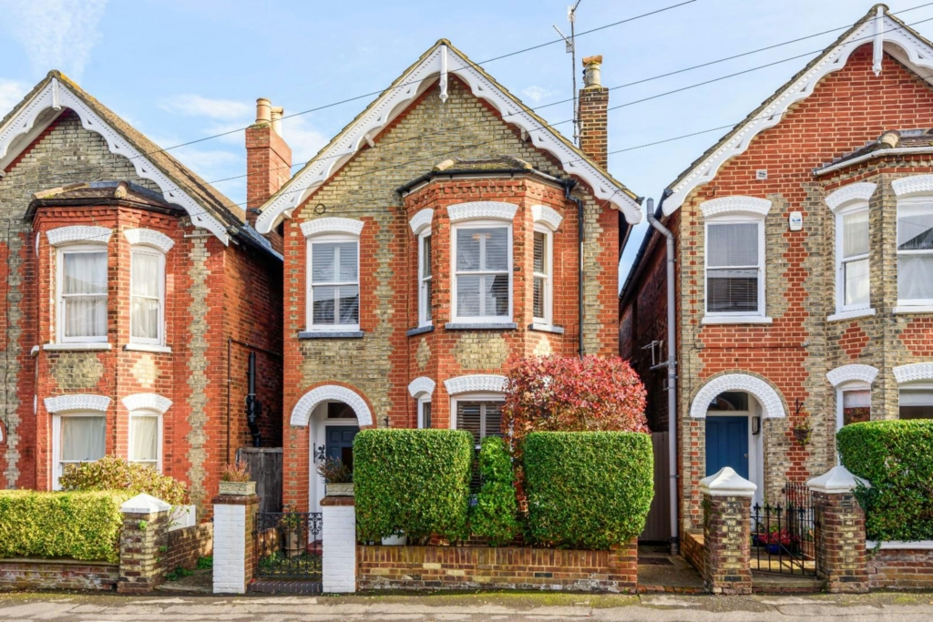 Victorian-style terrace house in Evesham illustrating property tax planning strategies for selling a former main home. The image supports residential property disposal advice and Private Residence Relief UK guidance to help manage capital gains tax on property.